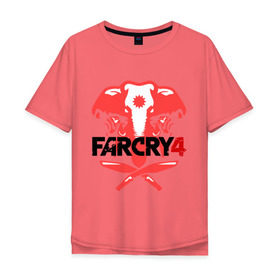 Мужская футболка хлопок Oversize с принтом Far Cry 4 (1) в Белгороде, 100% хлопок | свободный крой, круглый ворот, “спинка” длиннее передней части | cry | far | far cry | ubisoft | край | фар | фаркрай | юбисофт