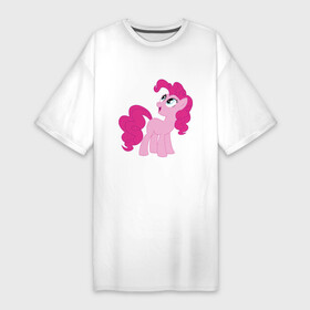 Платье-футболка хлопок с принтом Пони Пинки Пай в Белгороде,  |  | my little pony | пинки пай | пони