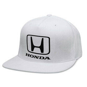Кепка снепбек с прямым козырьком с принтом Honda logo в Белгороде, хлопок 100% |  | honda | logo | motor | лого | хонда