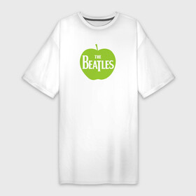Платье-футболка хлопок с принтом Beatles apple в Белгороде,  |  | 