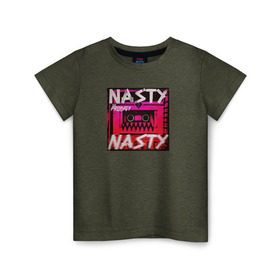 Детская футболка хлопок с принтом The Prodigy Nasty в Белгороде, 100% хлопок | круглый вырез горловины, полуприлегающий силуэт, длина до линии бедер | Тематика изображения на принте: 
