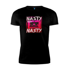 Мужская футболка премиум с принтом The Prodigy Nasty в Белгороде, 92% хлопок, 8% лайкра | приталенный силуэт, круглый вырез ворота, длина до линии бедра, короткий рукав | 