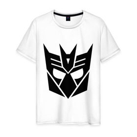 Мужская футболка хлопок с принтом Angry Transformers в Белгороде, 100% хлопок | прямой крой, круглый вырез горловины, длина до линии бедер, слегка спущенное плечо. | angry | transformer | трансформеры
