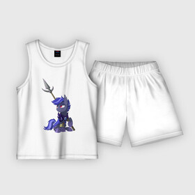 Детская пижама с шортами хлопок с принтом BatPony   (ОС) в Белгороде,  |  | batpony | batpony   со популярного мульт сериала mylittlepony (mlp) [пони мышказ]mlp | pony | warrior | бэтпони | воин | го | мыш | пони