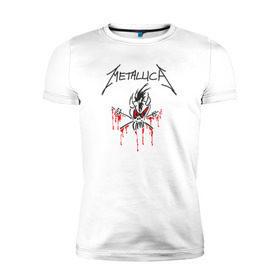 Мужская футболка премиум с принтом Metallica - Scary Guy в Белгороде, 92% хлопок, 8% лайкра | приталенный силуэт, круглый вырез ворота, длина до линии бедра, короткий рукав | Тематика изображения на принте: металлика