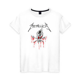 Женская футболка хлопок с принтом Metallica - Scary Guy в Белгороде, 100% хлопок | прямой крой, круглый вырез горловины, длина до линии бедер, слегка спущенное плечо | металлика