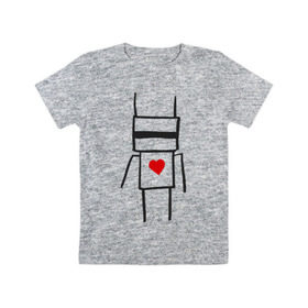 Детская футболка хлопок с принтом Chappie в Белгороде, 100% хлопок | круглый вырез горловины, полуприлегающий силуэт, длина до линии бедер | die antwoord