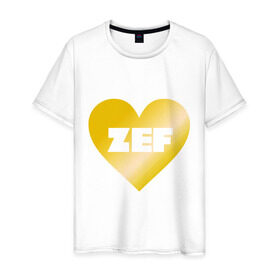Мужская футболка хлопок с принтом ZEF Die Antwoord в Белгороде, 100% хлопок | прямой крой, круглый вырез горловины, длина до линии бедер, слегка спущенное плечо. | Тематика изображения на принте: die antwoord