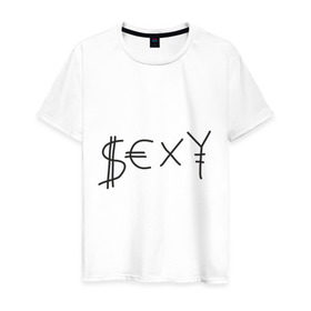 Мужская футболка хлопок с принтом Секси (футболка ЙоЛанди) в Белгороде, 100% хлопок | прямой крой, круглый вырез горловины, длина до линии бедер, слегка спущенное плечо. | die antwoord