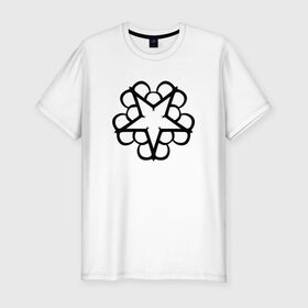 Мужская футболка премиум с принтом Black Veil Brides в Белгороде, 92% хлопок, 8% лайкра | приталенный силуэт, круглый вырез ворота, длина до линии бедра, короткий рукав | Тематика изображения на принте: 