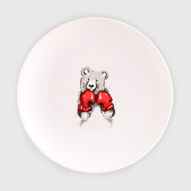 Тарелка с принтом Russia boxing в Белгороде, фарфор | диаметр - 210 мм
диаметр для нанесения принта - 120 мм | boxing | бокс | медведь | мишка | перчатки | спорт