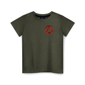 Детская футболка хлопок с принтом Borderlands в Белгороде, 100% хлопок | круглый вырез горловины, полуприлегающий силуэт, длина до линии бедер | borderlands | vault | vault hunter