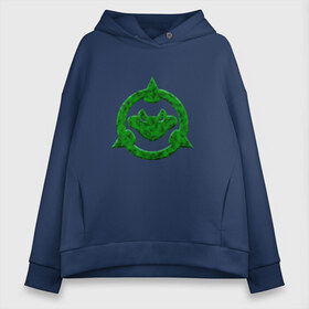 Женское худи Oversize хлопок с принтом Battletoads logo в Белгороде, френч-терри — 70% хлопок, 30% полиэстер. Мягкий теплый начес внутри —100% хлопок | боковые карманы, эластичные манжеты и нижняя кромка, капюшон на магнитной кнопке | logo | sega | жаба | логотип легендарной игры выходившей на старых приставкахdendy | лягушка | приставки