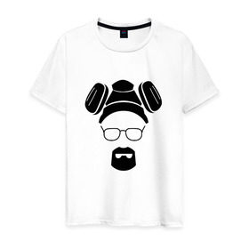 Мужская футболка хлопок с принтом Breaking Bad в Белгороде, 100% хлопок | прямой крой, круглый вырез горловины, длина до линии бедер, слегка спущенное плечо. | heisenbergheisenberg | swag