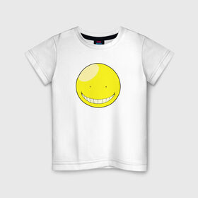 Детская футболка хлопок с принтом Коро, Класс Убийц. в Белгороде, 100% хлопок | круглый вырез горловины, полуприлегающий силуэт, длина до линии бедер | ansatsu | класс