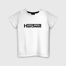 Детская футболка хлопок с принтом Hardwell в Белгороде, 100% хлопок | круглый вырез горловины, полуприлегающий силуэт, длина до линии бедер | Тематика изображения на принте: hardwell | house | хардвелл | хаус