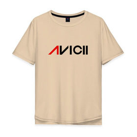 Мужская футболка хлопок Oversize с принтом Avicii в Белгороде, 100% хлопок | свободный крой, круглый ворот, “спинка” длиннее передней части | avici dj (house) house | avicii | авичи