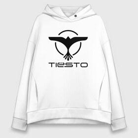 Женское худи Oversize хлопок с принтом Tiesto в Белгороде, френч-терри — 70% хлопок, 30% полиэстер. Мягкий теплый начес внутри —100% хлопок | боковые карманы, эластичные манжеты и нижняя кромка, капюшон на магнитной кнопке | club life | dj | house | tieso