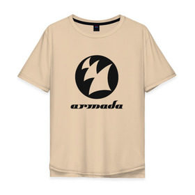 Мужская футболка хлопок Oversize с принтом Armada Music в Белгороде, 100% хлопок | свободный крой, круглый ворот, “спинка” длиннее передней части | armada | armada music labelarmada music | trance