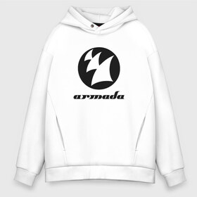Мужское худи Oversize хлопок с принтом Armada Music в Белгороде, френч-терри — 70% хлопок, 30% полиэстер. Мягкий теплый начес внутри —100% хлопок | боковые карманы, эластичные манжеты и нижняя кромка, капюшон на магнитной кнопке | armada | armada music labelarmada music | trance