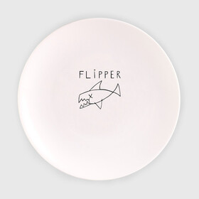 Тарелка с принтом Flipper в Белгороде, фарфор | диаметр - 210 мм
диаметр для нанесения принта - 120 мм | flipper | kurt | nirvana | курт кобейн | курта кобейна | нирвана
