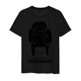 Мужская футболка хлопок с принтом Radiohead в Белгороде, 100% хлопок | прямой крой, круглый вырез горловины, длина до линии бедер, слегка спущенное плечо. | capitol | creep | emi | parlophone | the king of limbs | джонни гринвуд | колин гринвуд | радиохэд | том йорк | фил селуэй | эд о’брайен