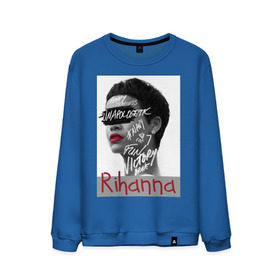 Мужской свитшот хлопок с принтом Rihanna в Белгороде, 100% хлопок |  | badgirl | diamond | rihanna | riri | rnb | umbrella | риана | рианна