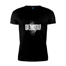 Мужская футболка премиум с принтом Radiohead в Белгороде, 92% хлопок, 8% лайкра | приталенный силуэт, круглый вырез ворота, длина до линии бедра, короткий рукав | Тематика изображения на принте: creep | emi | radiohead | rok