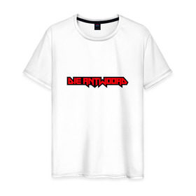 Мужская футболка хлопок с принтом Die Antwoord в Белгороде, 100% хлопок | прямой крой, круглый вырез горловины, длина до линии бедер, слегка спущенное плечо. | die antwoord