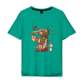 Мужская футболка хлопок Oversize с принтом Korn в Белгороде, 100% хлопок | свободный крой, круглый ворот, “спинка” длиннее передней части | korn | metal | дэвис | корн | метал | рок