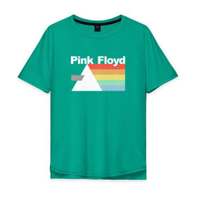 Мужская футболка хлопок Oversize с принтом Pink Floyd в Белгороде, 100% хлопок | свободный крой, круглый ворот, “спинка” длиннее передней части | pank | rok | пинк флойд)