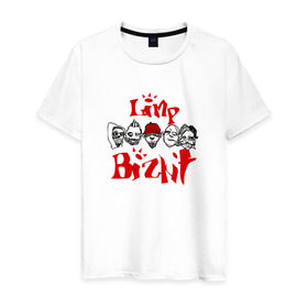 Мужская футболка хлопок с принтом Limp Bizkit в Белгороде, 100% хлопок | прямой крой, круглый вырез горловины, длина до линии бедер, слегка спущенное плечо. | limp bizkit | rock | лимп бизкит | рок | уэс борланд | фред дерст