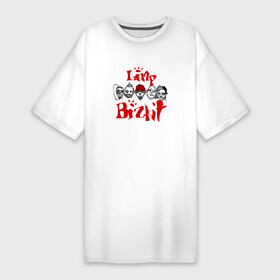 Платье-футболка хлопок с принтом Limp Bizkit в Белгороде,  |  | limp bizkit | rock | лимп бизкит | рок | уэс борланд | фред дерст