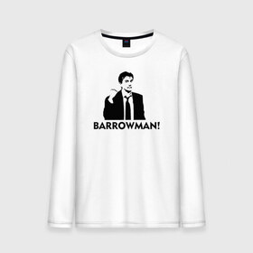 Мужской лонгслив хлопок с принтом Doctor who: Barrowman! в Белгороде, 100% хлопок |  | Тематика изображения на принте: doctor who: barrowman доктор кто десятый тен
