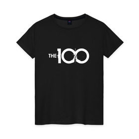 Женская футболка хлопок с принтом Сотня в Белгороде, 100% хлопок | прямой крой, круглый вырез горловины, длина до линии бедер, слегка спущенное плечо | the 100 | сериал | сотня