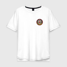 Мужская футболка хлопок Oversize с принтом Стройбат в Белгороде, 100% хлопок | свободный крой, круглый ворот, “спинка” длиннее передней части | армия | молоток | служба | солдаты