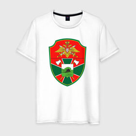 Мужская футболка хлопок с принтом Строительный войска в Белгороде, 100% хлопок | прямой крой, круглый вырез горловины, длина до линии бедер, слегка спущенное плечо. | 