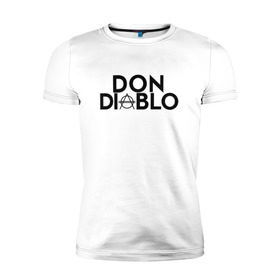 Мужская футболка премиум с принтом Don Diablo в Белгороде, 92% хлопок, 8% лайкра | приталенный силуэт, круглый вырез ворота, длина до линии бедра, короткий рукав | dj | don diablo | house | хаус