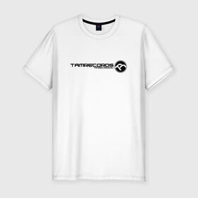 Мужская футболка премиум с принтом TAMRECORDS в Белгороде, 92% хлопок, 8% лайкра | приталенный силуэт, круглый вырез ворота, длина до линии бедра, короткий рукав | dnb | neurofunk | tamrecords | нейропанк