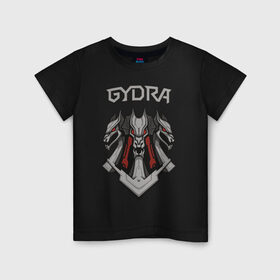 Детская футболка хлопок с принтом Gydra в Белгороде, 100% хлопок | круглый вырез горловины, полуприлегающий силуэт, длина до линии бедер | bes | neurofunk | neuropunk | tamrecords