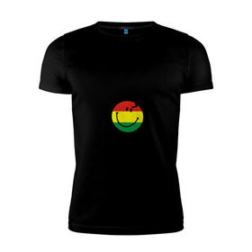 Мужская футболка премиум с принтом Jamaica в Белгороде, 92% хлопок, 8% лайкра | приталенный силуэт, круглый вырез ворота, длина до линии бедра, короткий рукав | bob marley | jamaica | no problem | reggae | растаман | регги