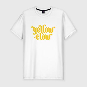 Мужская футболка премиум с принтом Yellow Claw в Белгороде, 92% хлопок, 8% лайкра | приталенный силуэт, круглый вырез ворота, длина до линии бедра, короткий рукав | Тематика изображения на принте: 