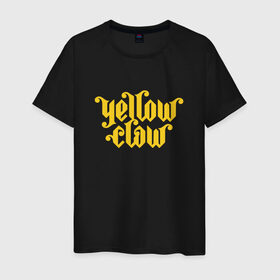 Мужская футболка хлопок с принтом Yellow Claw в Белгороде, 100% хлопок | прямой крой, круглый вырез горловины, длина до линии бедер, слегка спущенное плечо. | Тематика изображения на принте: 