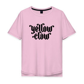 Мужская футболка хлопок Oversize с принтом Yellow Claw в Белгороде, 100% хлопок | свободный крой, круглый ворот, “спинка” длиннее передней части | Тематика изображения на принте: trap | trap music | yellow claw | трэп