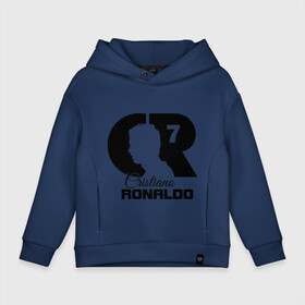 Детское худи Oversize хлопок с принтом Ronaldo в Белгороде, френч-терри — 70% хлопок, 30% полиэстер. Мягкий теплый начес внутри —100% хлопок | боковые карманы, эластичные манжеты и нижняя кромка, капюшон на магнитной кнопке | cristiano | real madrid | ronaldo | кристиано роналдо | криштиану | криштиану роналду | реал мадрид | роналду | рональдо | спорт | футбол