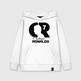 Детская толстовка хлопок с принтом Ronaldo в Белгороде, 100% хлопок | Круглый горловой вырез, эластичные манжеты, пояс, капюшен | cristiano | real madrid | ronaldo | кристиано роналдо | криштиану | криштиану роналду | реал мадрид | роналду | рональдо | спорт | футбол