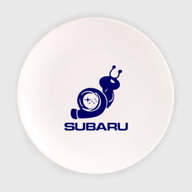 Тарелка 3D с принтом Subaru в Белгороде, фарфор | диаметр - 210 мм
диаметр для нанесения принта - 120 мм | Тематика изображения на принте: subaru | авто | субарик | субару | турбина | улитка