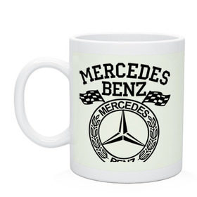 Кружка с принтом Mercedes Benz в Белгороде, керамика | объем — 330 мл, диаметр — 80 мм. Принт наносится на бока кружки, можно сделать два разных изображения | benz | merсedes | авто | бенз | мерседес