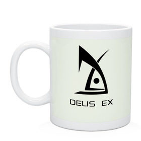 Кружка с принтом Deus Ex в Белгороде, керамика | объем — 330 мл, диаметр — 80 мм. Принт наносится на бока кружки, можно сделать два разных изображения | deus ex дэус деус экс