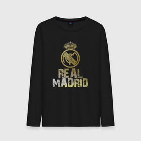 Мужской лонгслив хлопок с принтом Real Madrid в Белгороде, 100% хлопок |  | real madrid | реал мадрид | спорт | футбол